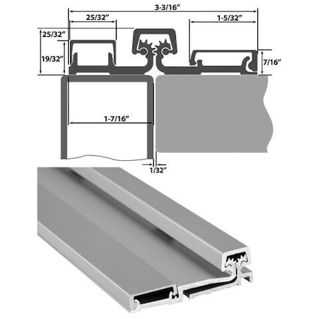 Strybuc Full Surface Continuous Hinge 8-639BZ